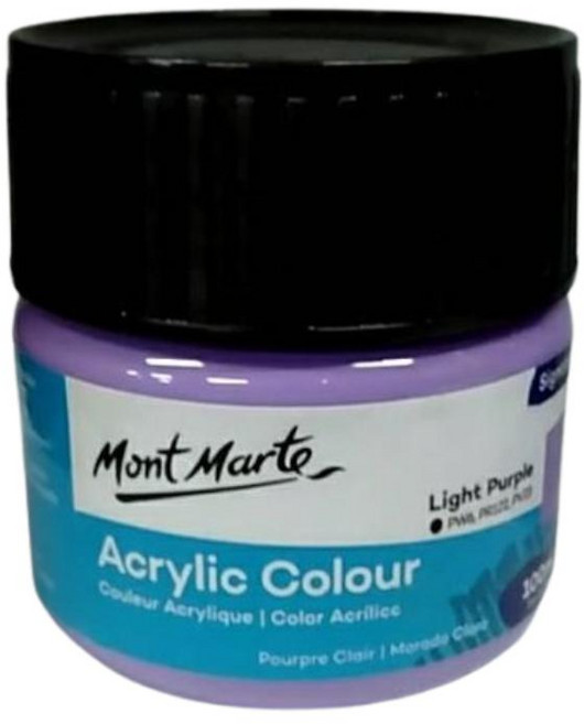 mont marte 澳洲 壓克力顏料 畫室顏料 彩繪 麥手作, MSCH1051淺紫色, 1個