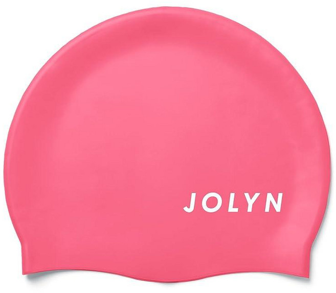 JOLYN 클래식 유니 실리콘 수영 모자 성인 여성 및 남성용 모발 보호 집중 트레이닝 편안한 미끄럼 방지 핑크 120529, 1개