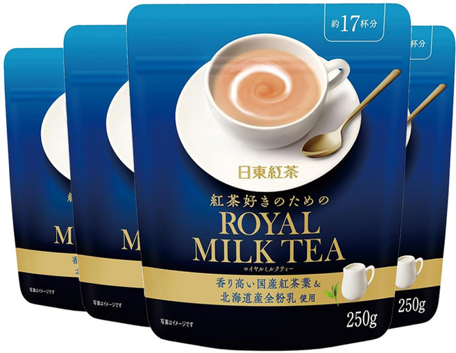 닛토 홍차 로얄 밀크티 250g 4봉, 4개