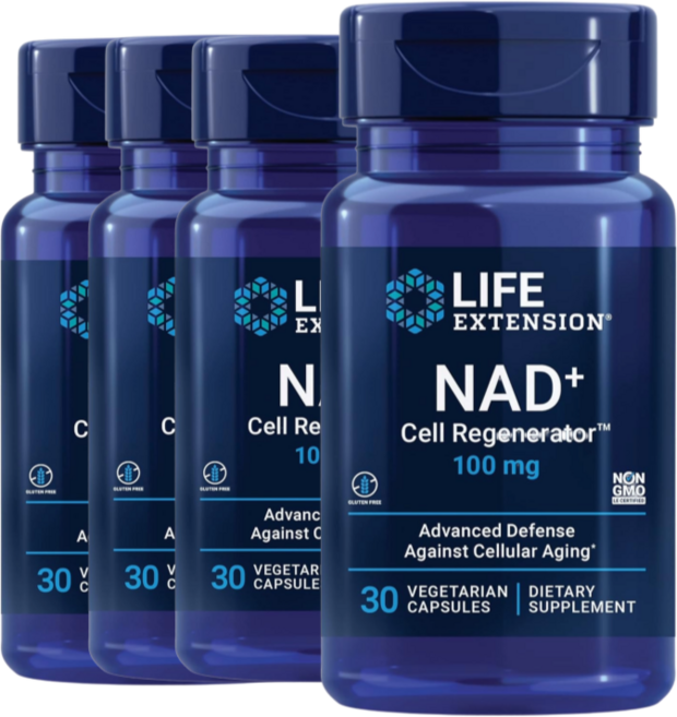 라이프익스텐션 NAD+ 셀 리제너레이터 100mg 베지 30정, 4개