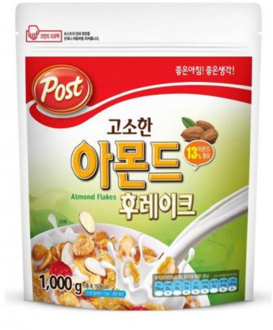 아몬드 후레이크 대용량 동서포스트 1kg, 1개