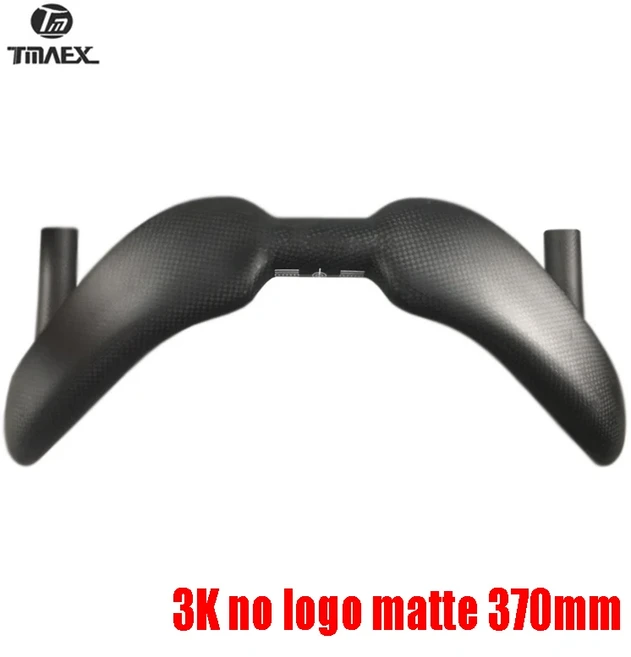 새로운 유형 3k 벤트 바 트랙 바 CarbonHandlebar 드롭 바 광택/무광택 마감 31.8MM370/385MM 레이스 바 자, 04 3k matte 370mm