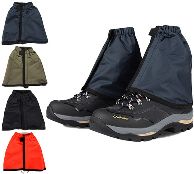 등산 숏 스패츠 등산스패츠 각반 작업용 국내생산 발목 스패치, 레드