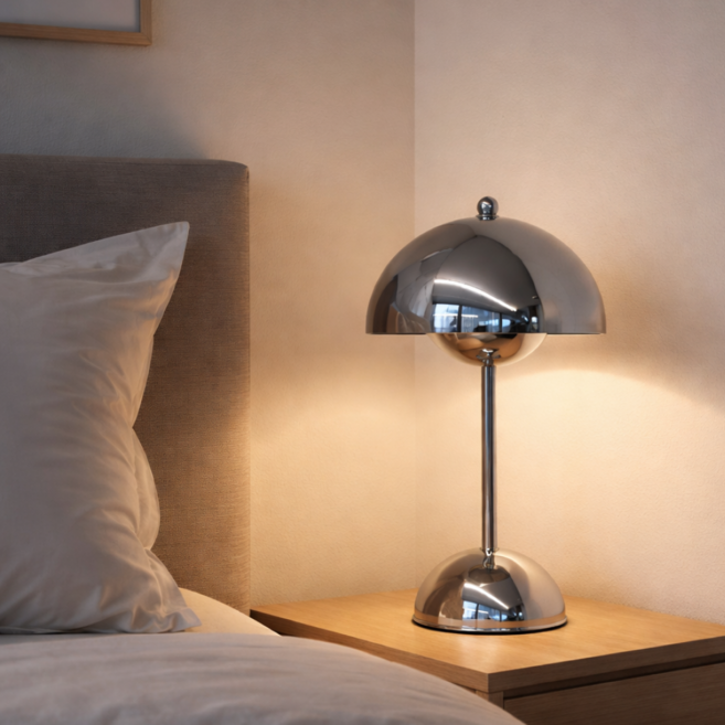 도르리 머쉬룸 버섯조명 플라워팟 무드등 감성 조명 LED조명 테이블램프 단스탠드, 올스텐