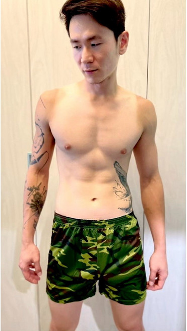 陸軍平口褲 透氣舒適 迷彩設計 彈性腰圍