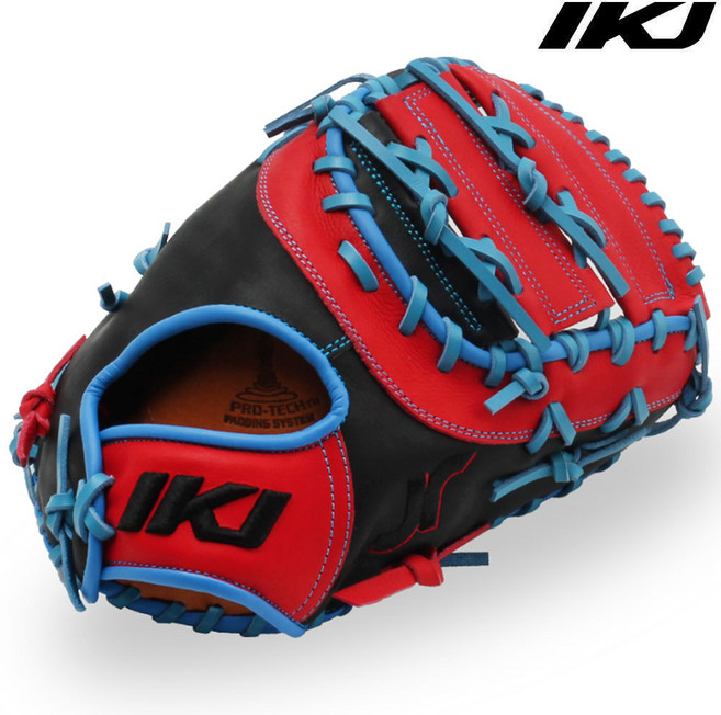 인코자바 유소년 주니어 1루미트 1루수 야구글러브 JR FM(BK/RD)26 블랙레드, 우투(왼손착용)