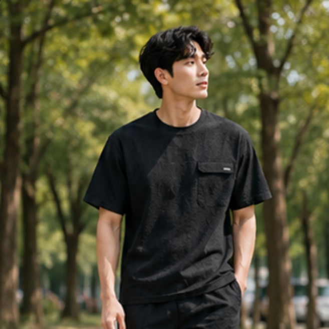 [Kmall] 네파 남성 시어서커 냉감 셋업/상하