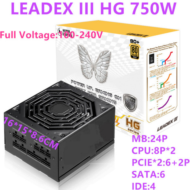슈퍼 플라워 LEADEX III HG 전원 공급 장치 SF-750F14HG 750W 정품 PSU 신제품, 01 550W_01 CHINA, 1개