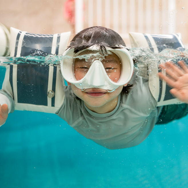 로드브릿지 모던 세이프 감성 암튜브 양쪽세트, 2세트, 딥블루