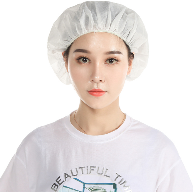 일회용 부직포 위생모 헤어캡 주방 조리 모자 몹캡 1매 샘플용, 일반형-화이트, 1개