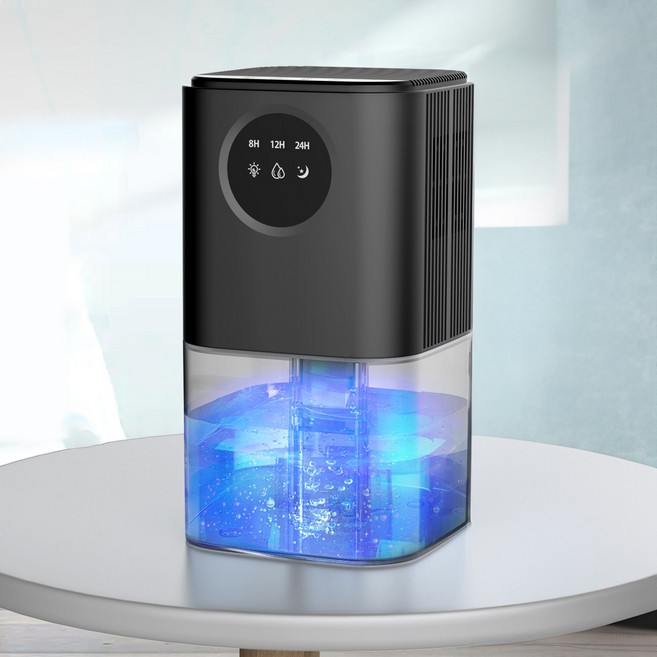 SmartGo 저소음 제습기 가정용 강력제습 원룸/침실/웃장/화장실/욕실 실내건조 절전 미니 제습기, 블랙, B221