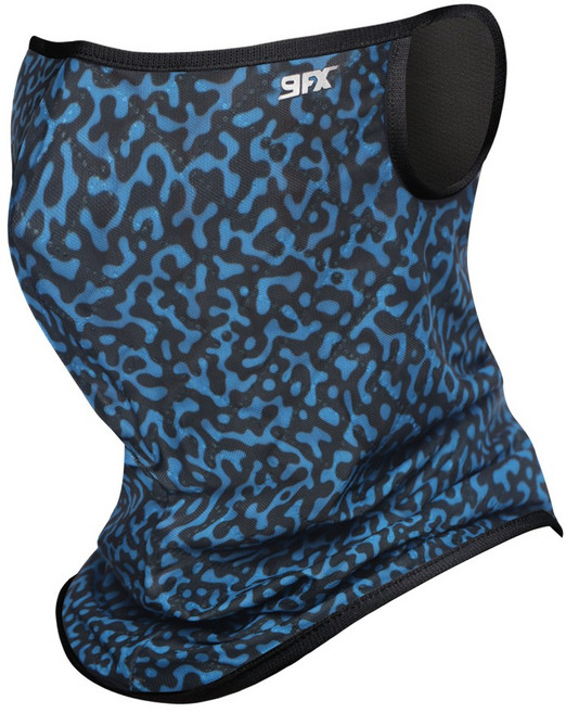 국내생산 러너핏 귀걸이 쿨 남자 스포츠 여름 워머, 넥게이터 레오파드블루