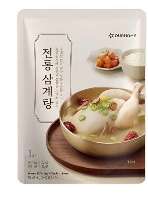 [아워홈] 전통 삼계탕 800g 10개