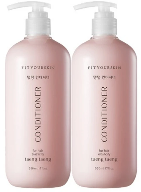 핏유어스킨 탄력있는모발 탱탱컨디셔너 500ml x 2, 2개 - 쿠팡