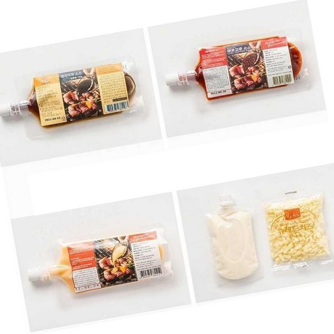 VDG 다물 꼬치 소스 매운 고추 소스 120g 양념 닭, 1개