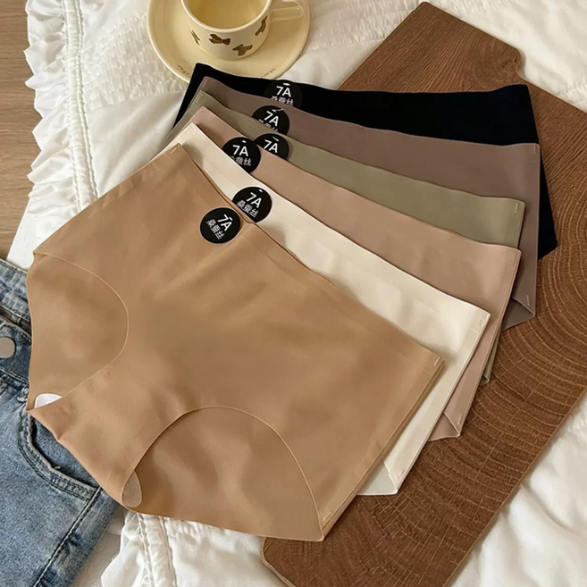 복우롱 여성용 통기성 스키니 노라인 맥시 햄팬티 6종 세트PN002