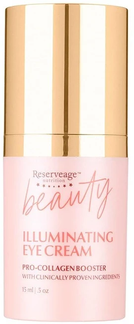 Reserveage Beauty 프로 콜라겐 부스터가 있는 일루미네이팅 아이 크림 다크 서클을 줄이고 을 매끄럽게 하며 측정 가능한 결과 14.2g(0.5온스), 1, 15ml - 쿠팡