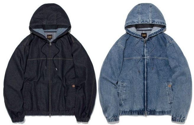 [오프매장판] 리 LEE 아우터 데님 후드 점퍼 색상 2종 택1