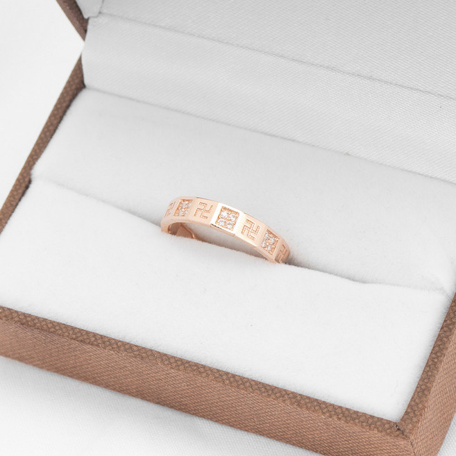 루키스톤 14k 부덴스 만자반지 14k반지