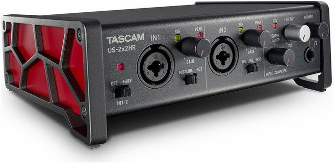 TASCAM US-2x2HR 2Mic 2IN2OUT USB 오디오 인터페이스