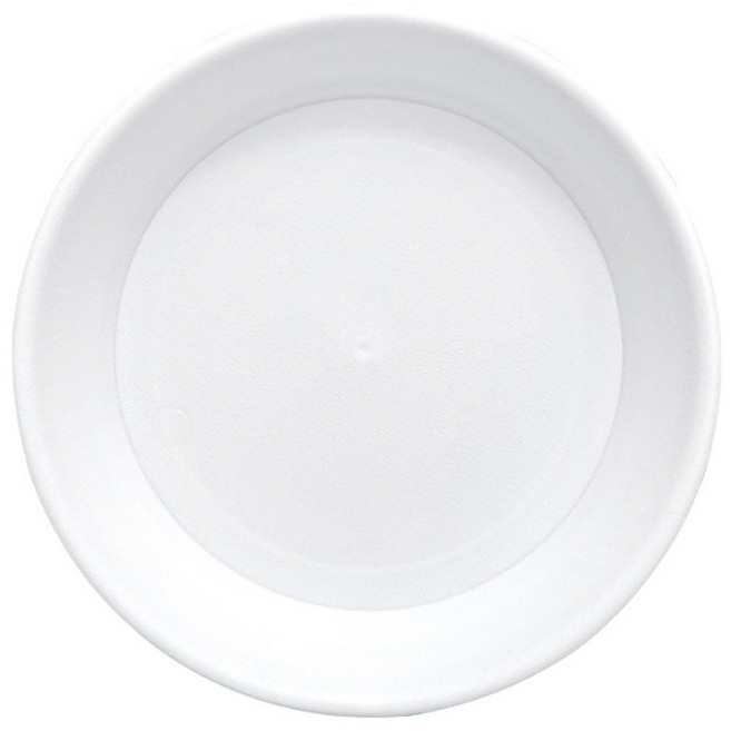 엘쏘 플라스틱 화분 받침, 화이트, 1개