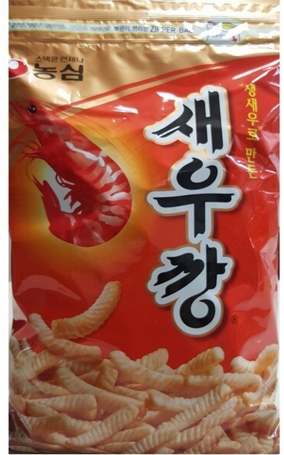농심 새우깡 대용량 업소용 노래방 간식 지퍼백, 600g, 1개