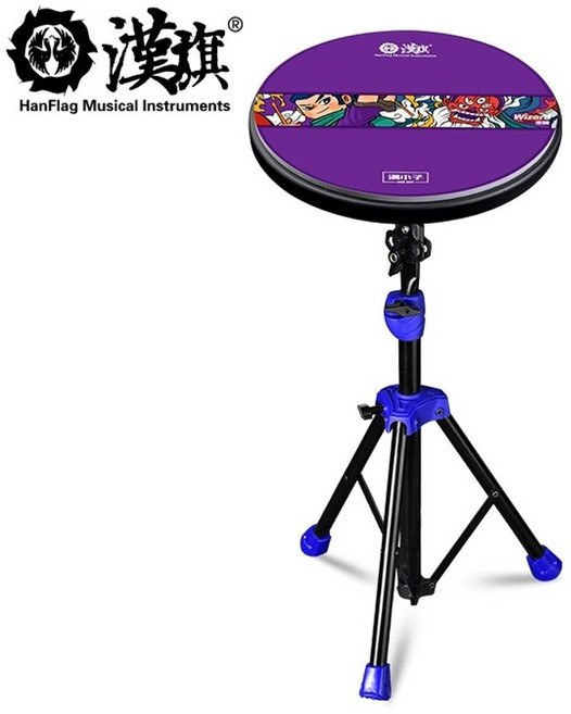 드론형 드럼패드 세트 스탠드포함, L. 마법사  e 스텐트 진한 파란색