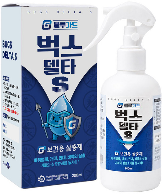 벅스델타S 벌레 살충제 해충 퇴치제 스프레이, 1개, 200ml