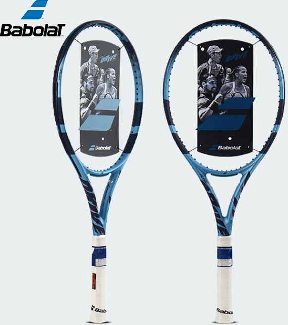 바볼랏 2025 퓨어드라이브 100 285g G1 테니스라켓, 50, 기본스트링(신스틱) - 쿠팡