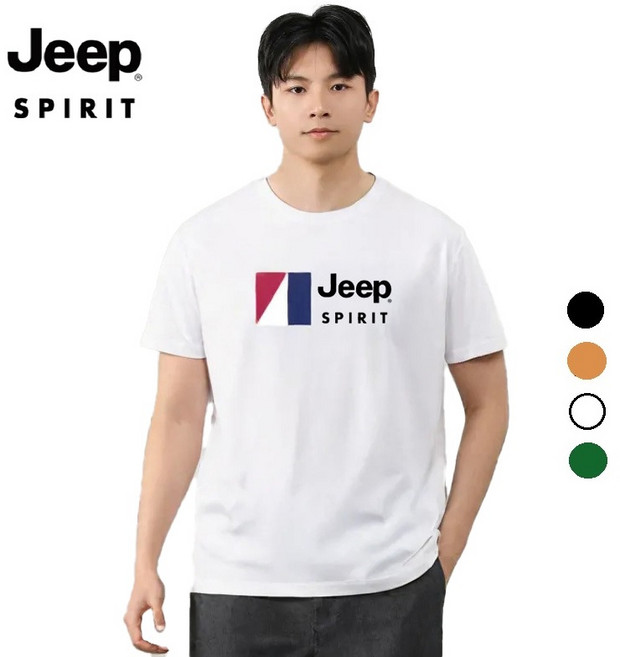 JEEP spirit (지프스피릿) 반팔티셔츠 남성 여성 남자 여자 반팔티 면 T2021-9