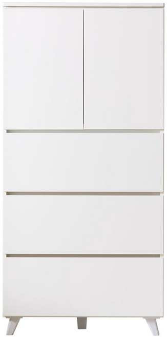 투데이 800 광폭 서랍장 3단 4단 5단 깊이 43cm 높이 22cm 속깊은 서랍장 삼나무원목 서랍, 3개, 투데이 5단(도어형)_화이트