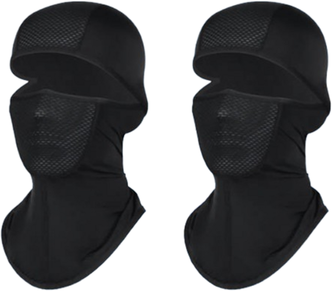 1+1큰나무 업그레이드 쿨소재 통풍 바라클라바 자외선차단 낚시 등산 자전거 바이크 농사, 블랙 1+1, 1세트