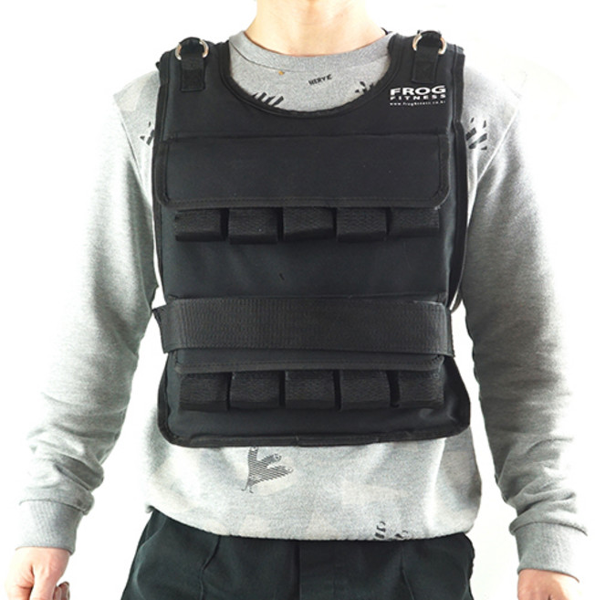 커스텀 중량조끼20kg I 웨이트조끼 모래주머니