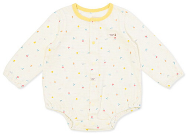 [오가닉맘(ORGANICMOM)] 스프링푸룻긴소바디수트 MLSLQS08