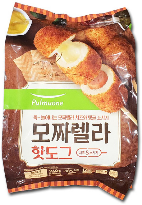 풀무원 생가득 모짜렐라 핫도그 960g(12입), 960g, 1개