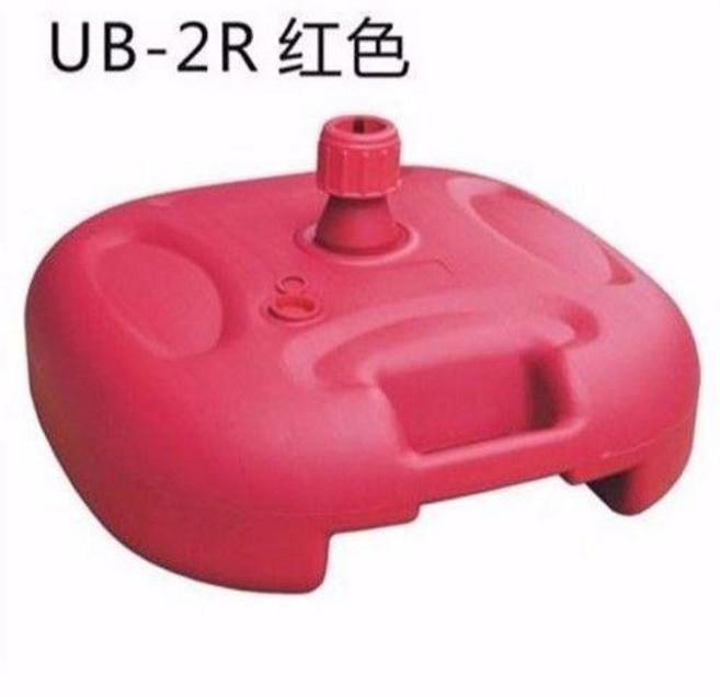 太陽傘底座 注水太陽傘底座 戶外擺攤遮陽傘底座, 20公斤紅色底座, 紅色, 20公斤