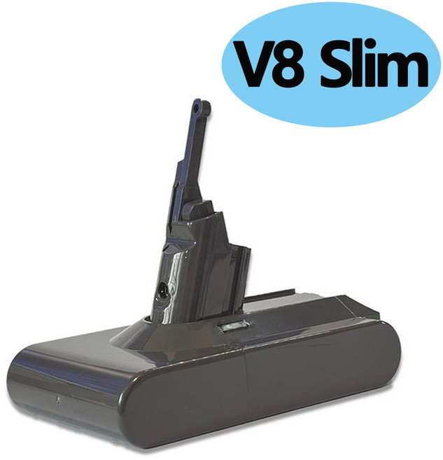 ASTO 다이슨 청소기 V8 Slim 슬림 배터리 SV10K SV25 전용 교체형 KC인증 배터리, 1개, V8 Slim 3000mAh