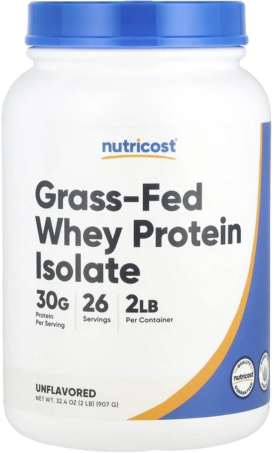 몸관리하세요 겨울입니다 Nutricost 목초 사육 분리유청단백질 무맛 907g(2lb) 특별관리진행, Nutricost목초사육분리유청단백질무맛907g2lb, 907g, 1개 - 쿠팡