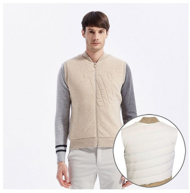 톨비스트 남성 빅로고 구스 하이브리드 니트 베스트 GACW0-MSV310 LBI