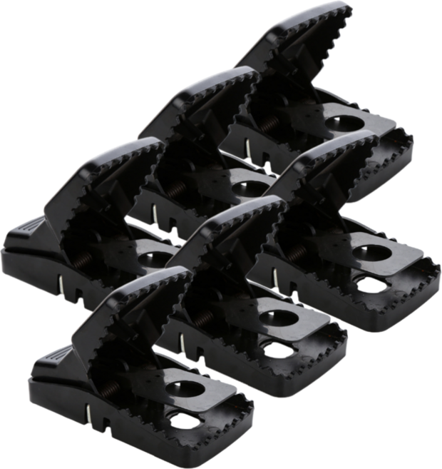 퓨레움 플라스틱 악어 쥐덫 초강력 악어형 쥐덧, 6개, 1개입