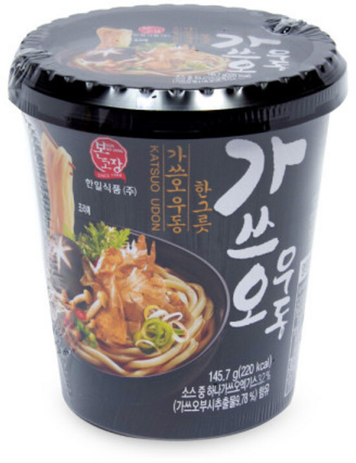 삼둥이수산 본고장 가쓰오 우동 한그릇 145.7g 24개