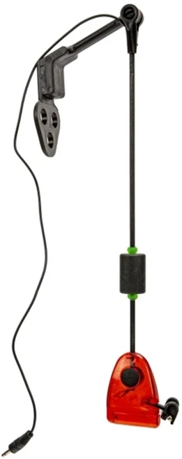 물린 경보 표시기 B2002용 케이스에 LED 잉어 낚시 스윙어 세트, 04 Red, 1개