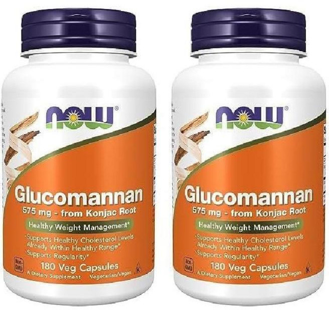 나우푸드 글루코만난 곤약 뿌리 575mg 180베지캡슐 2개