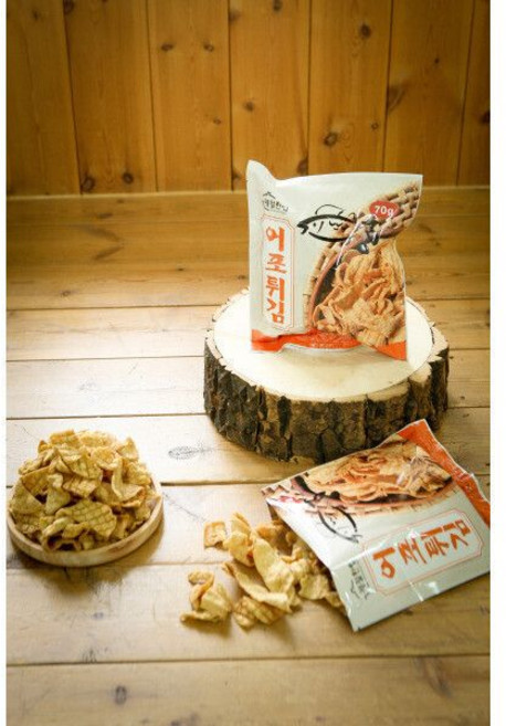 제철한입 주전부리 골라담기 어포튀김 70g 5개 3종 골라담기 (어포튀김 빠삭먹태 쥐포구이), 어포튀김 70g 5봉