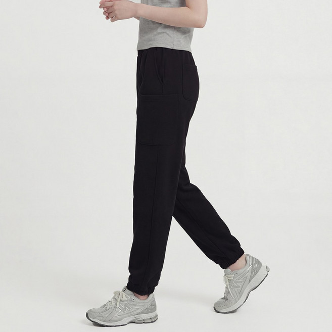 엠제이스타 남녀공용 사계절 주머니 조거 팬츠 남성 여성 트레이닝 편안한 밴딩 바지