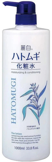 HATOMUGI 薏仁化妝水 1000ml 保濕調理, 1件, 1L