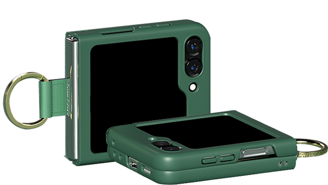 5세컨즈 러버 코팅 핑거링 그립 하드 케이스