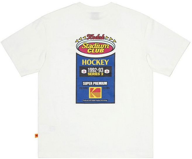 코닥 90's 스타디움 클럽 하키 기념 레트로 순면 티셔츠