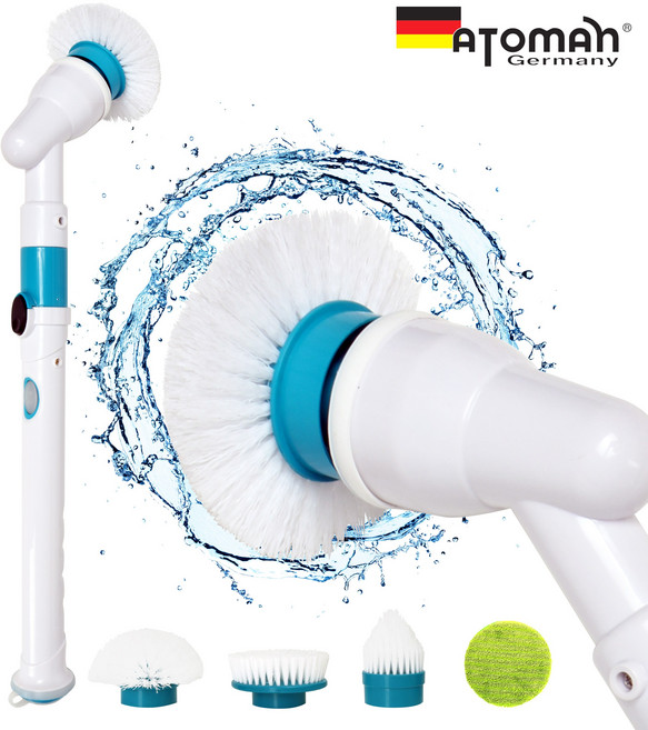 인더스 멀티스핀 2in1 무선 전동 욕실 청소기 4종브러쉬 IN-HC300