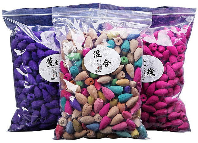 倒流香粒 塔香 薰香, 1個, 崖柏【60顆袋裝】